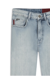 Calça High Comfort Stretch Claro C/ Rebolo