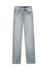 Calça High Comfort Stretch Claro C/ Rebolo