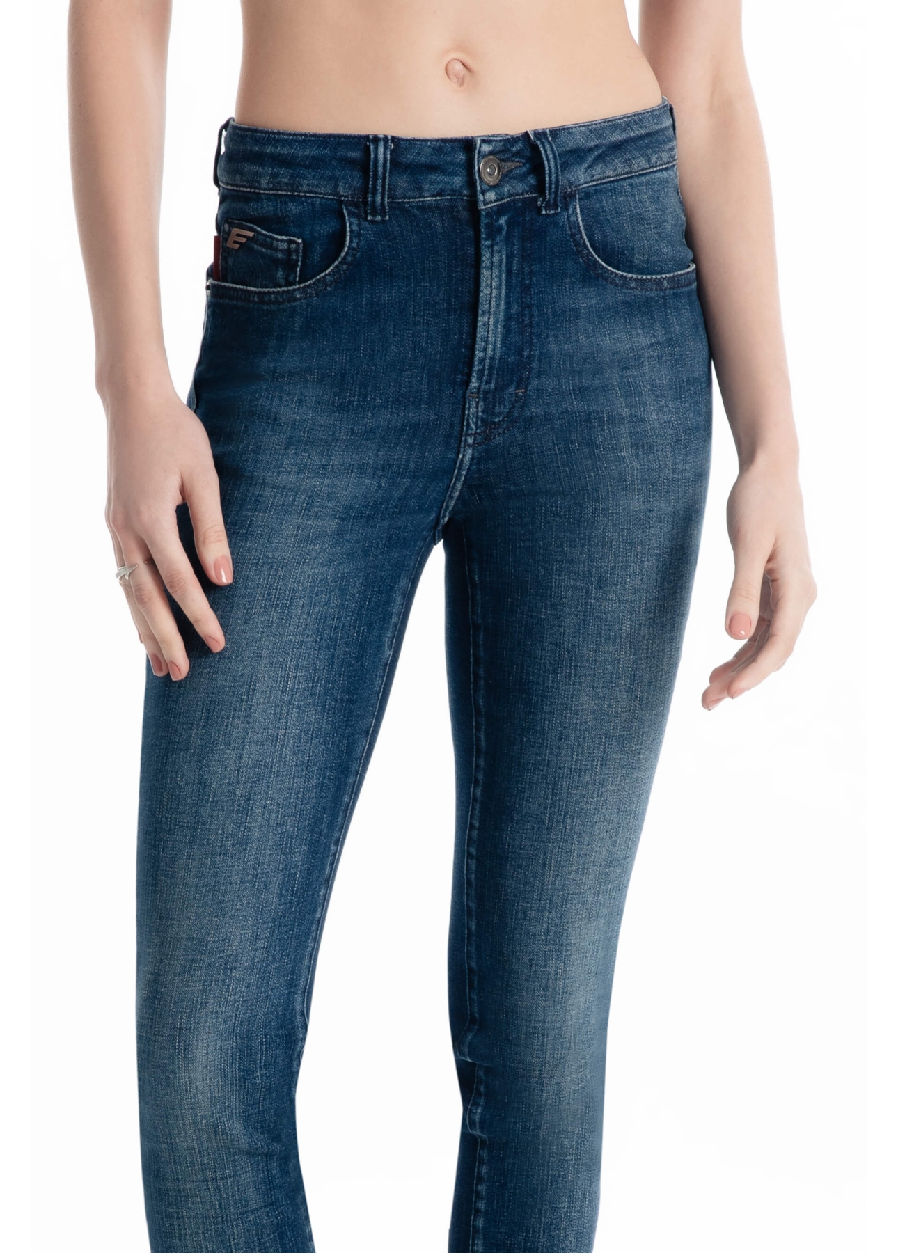Calça High Comfort Stretch (Et. Zetex 1981s-Lav.Escuro C/Used