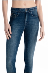 Calça High Comfort Stretch (Et. Zetex 1981s-Lav.Escuro C/Used