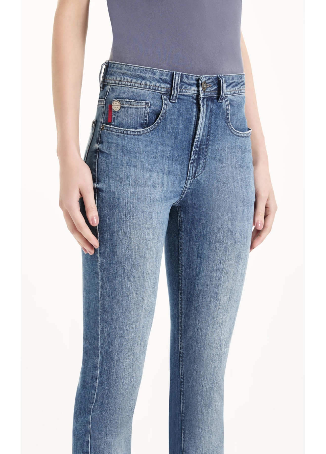 Calça High Comfort Stretch Gisele Lav.Medio