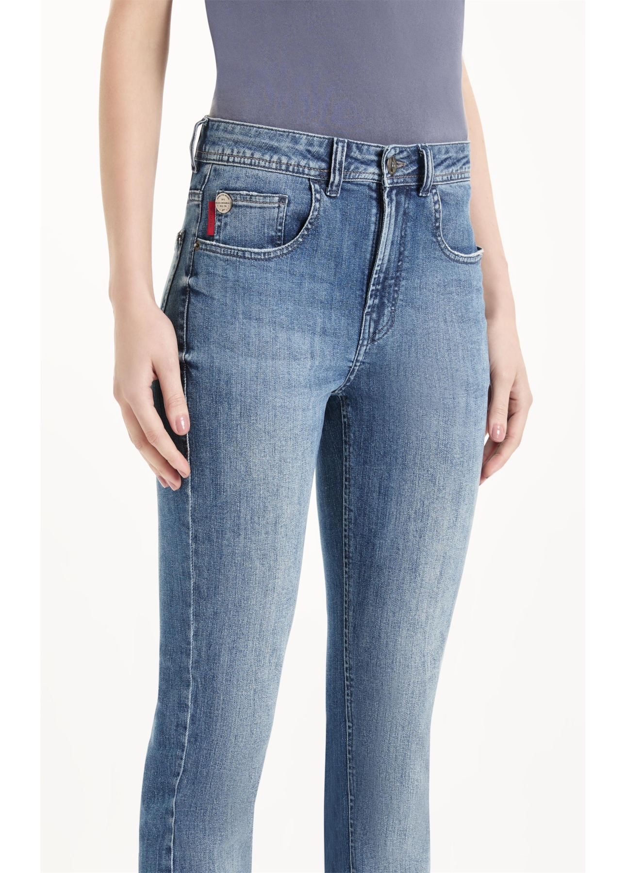 Calça High Comfort Stretch Gisele Lav.Medio