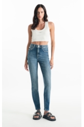 Calça High Comfort Stretch Gisele Skinny 1978 Lav. Medio