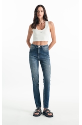 Calça High Comfort Stretch Gisele Skinny 2159 Lav Médio