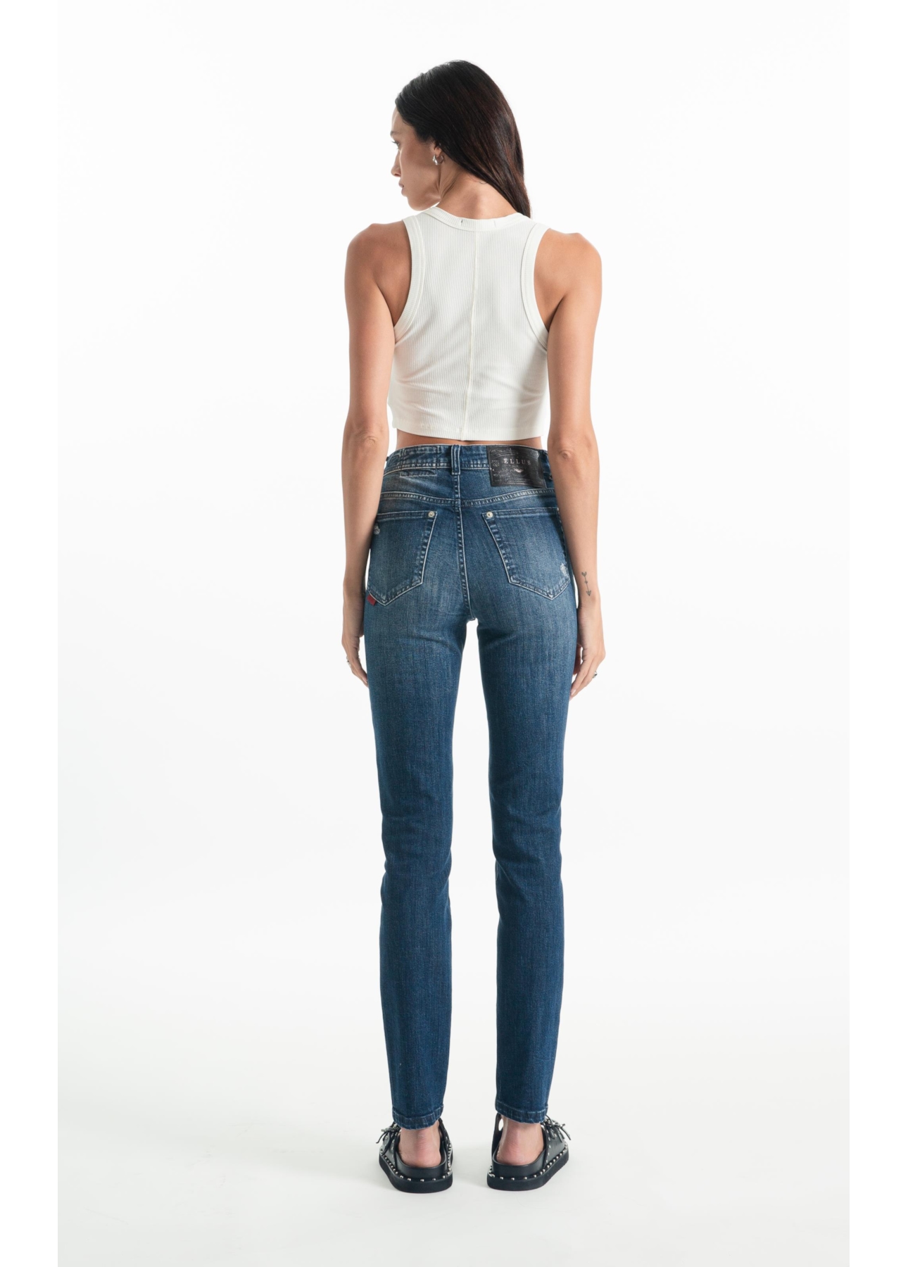 Calça High Comfort Stretch Gisele Skinny 2159 Lav Médio