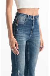 Calça High Comfort Stretch Gisele Skinny 2159 Lav Médio