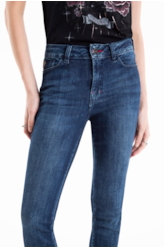 Calça High Comfort Stretch Hiper Skinny 1283 Lav.Escuro C/Used