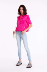 Calça High Comfort Stretch Hiper Skinny 1438 Lav.Claro C/ Used