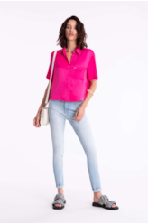 Calça High Comfort Stretch Hiper Skinny 1438 Lav.Claro C/ Used