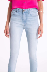 Calça High Comfort Stretch Hiper Skinny 1438 Lav.Claro C/ Used