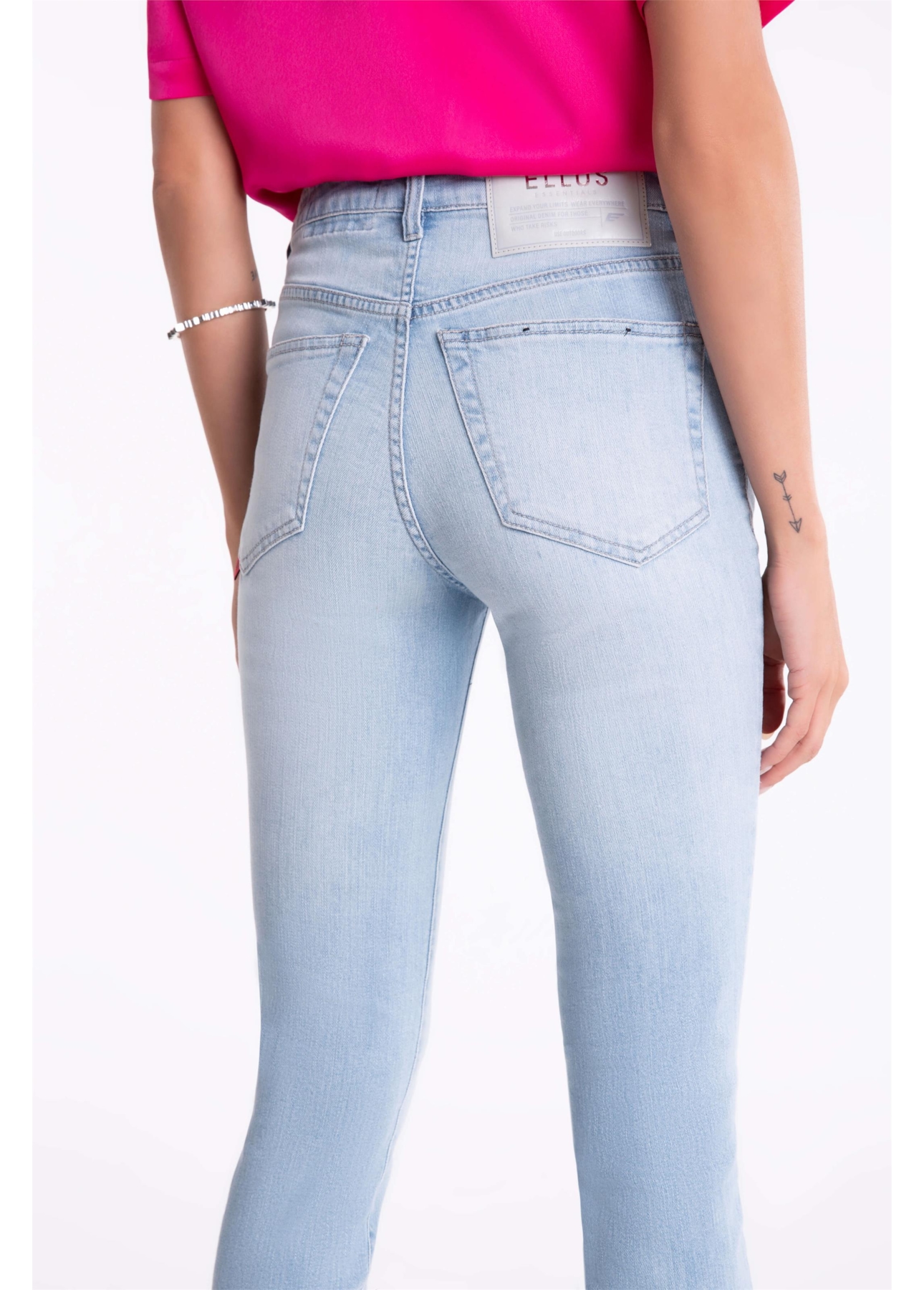 Calça High Comfort Stretch Hiper Skinny 1438 Lav.Claro C/ Used