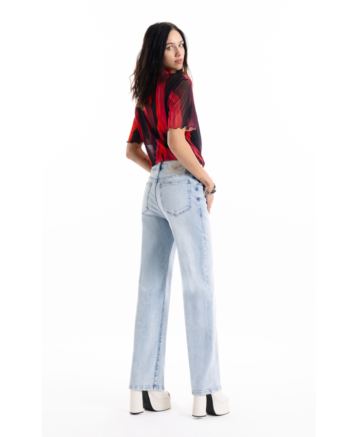 Calça High Comfort Stretch Lav.Claro