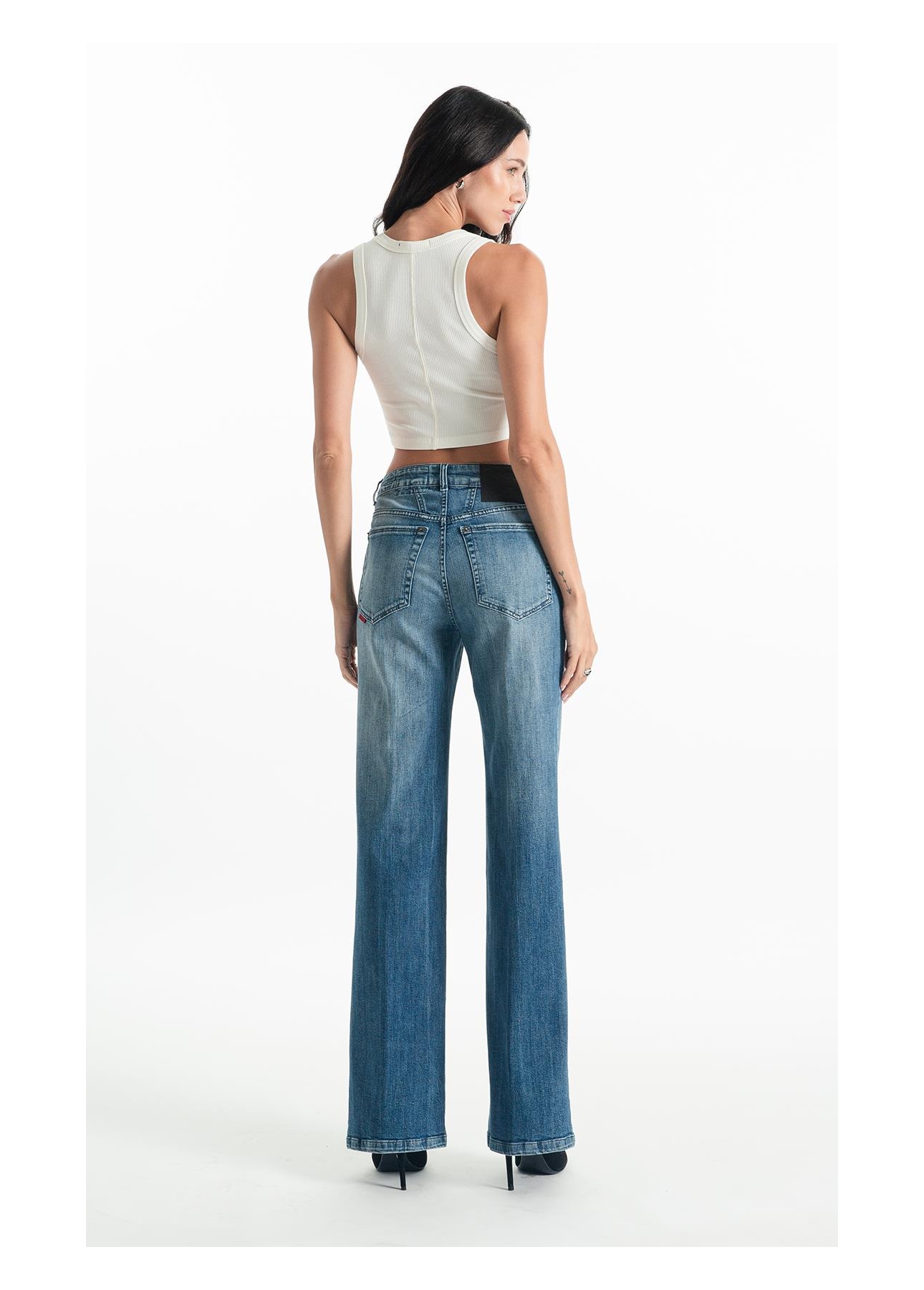 Calça High Comfort Stretch Lav.Claro