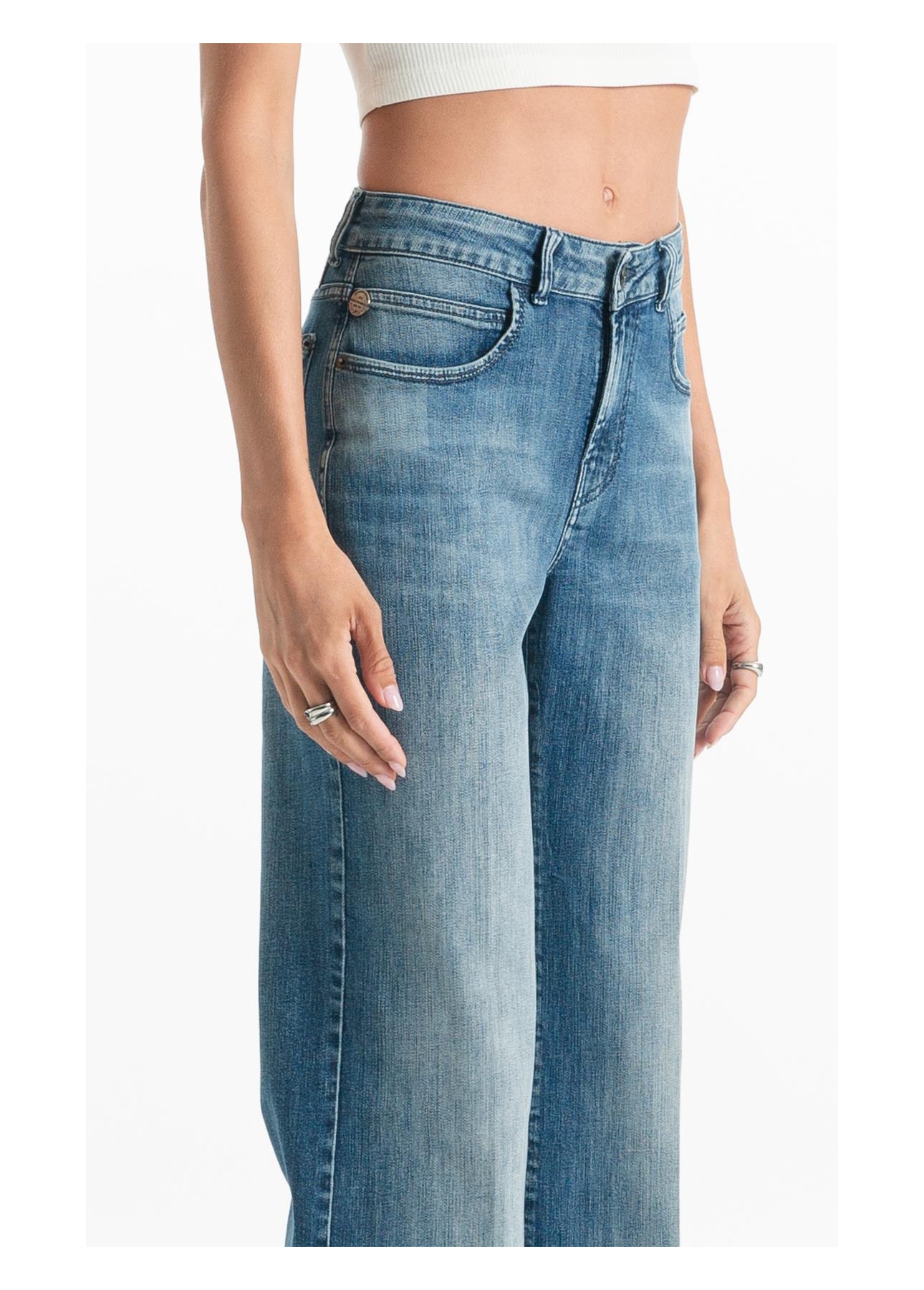 Calça High Comfort Stretch Lav.Claro