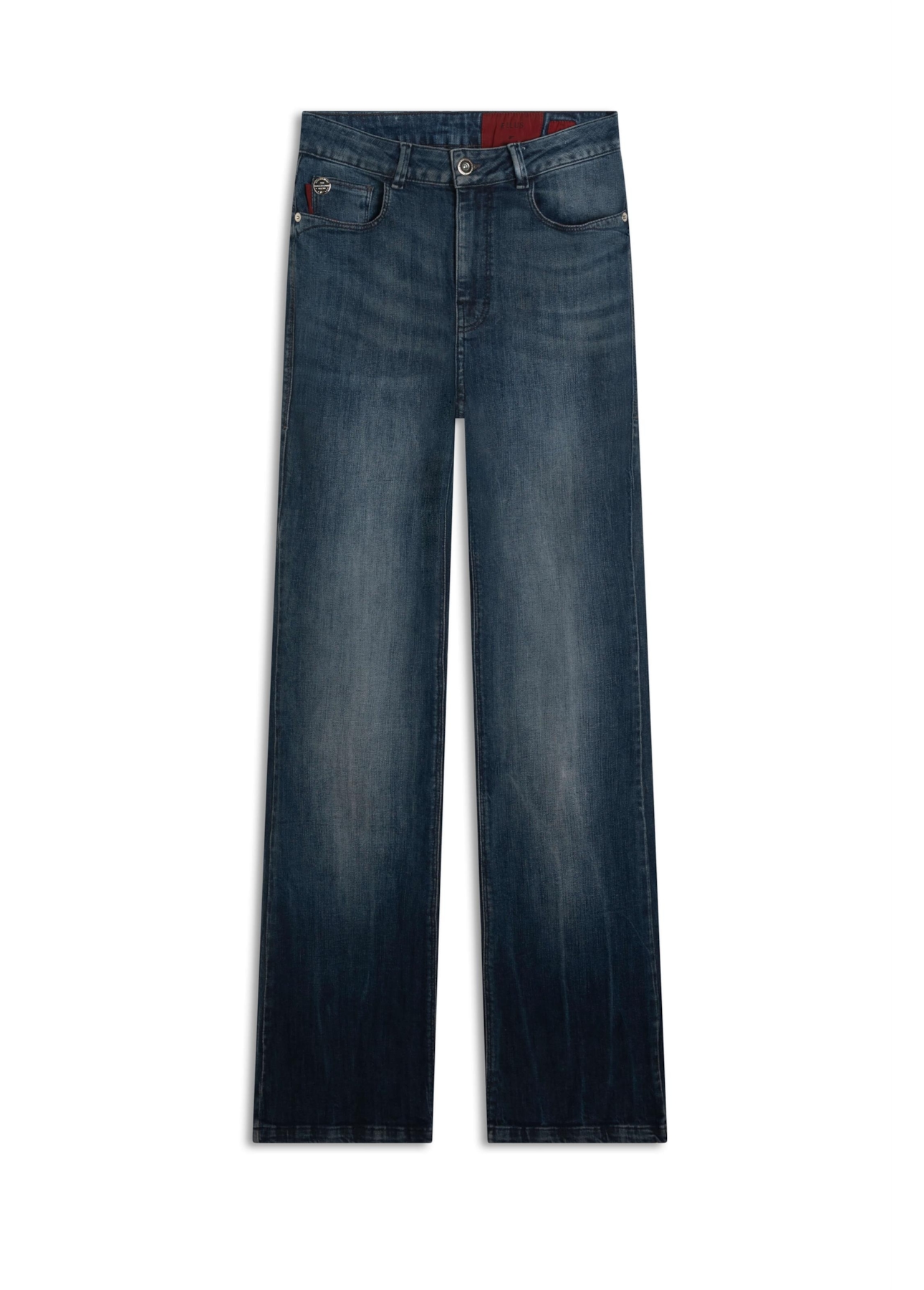 Calça High Comfort Stretch Lav. Escuro C/ Jato