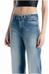 Calça High Comfort Stretch Patheph Lav. Claro C/ Rede