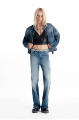 Calça High Comfort Stretch Patheph Lav. Claro C/ Rede