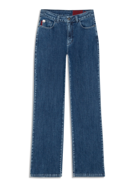 Calça High Comfort Stretch Reta Lav.Medio