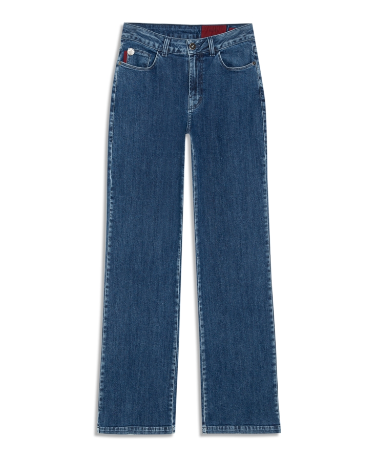 Calça High Comfort Stretch Reta Lav.Medio