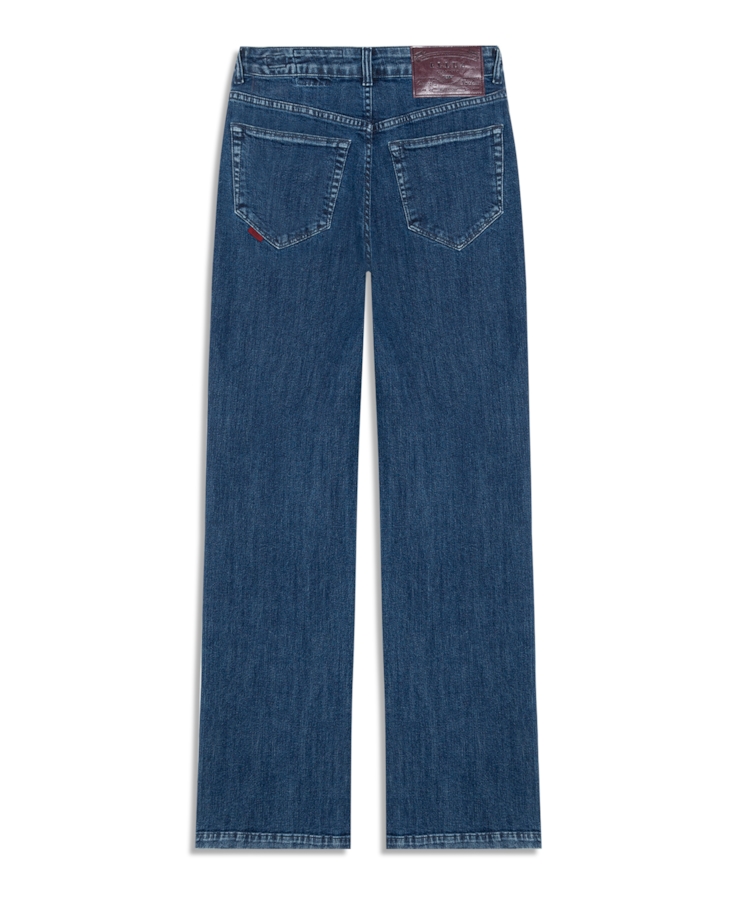 Calça High Comfort Stretch Reta Lav.Medio
