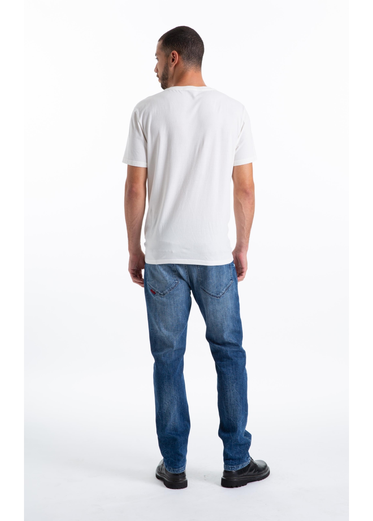 Calça High Comfort Stretch Skinny 5 Pockets 2149 - Lav.Medio C/ Rede