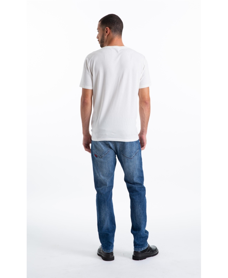 Calça High Comfort Stretch Skinny 5 Pockets 2149 - Lav.Medio C/ Rede
