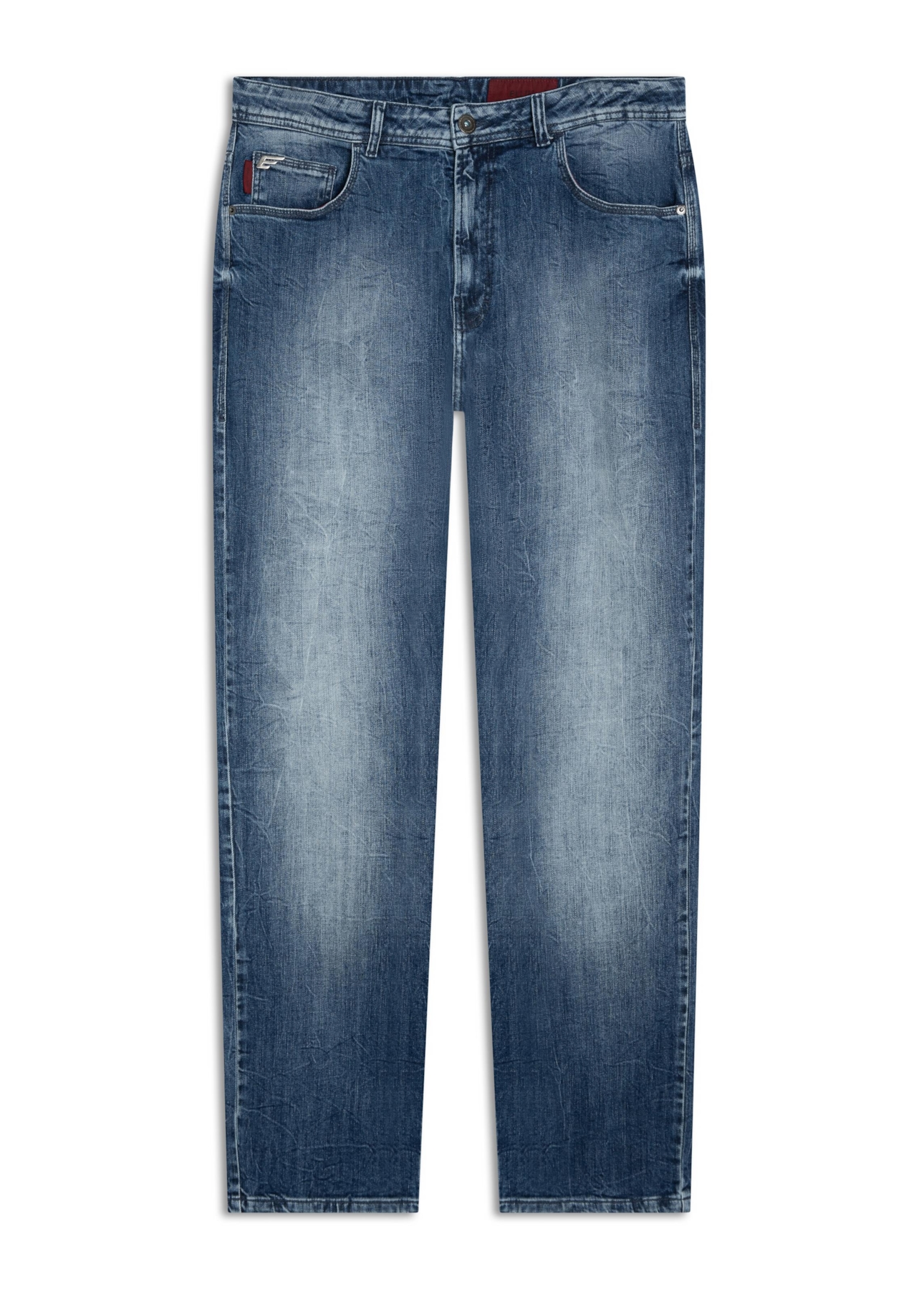 Calça High Comfort Stretch Skinny 5 Pockets 2149 - Lav.Medio C/ Rede
