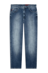 Calça High Comfort Stretch Skinny 5 Pockets 2149 - Lav.Medio C/ Rede