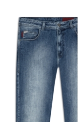 Calça High Comfort Stretch Skinny 5 Pockets 2149 - Lav.Medio C/ Rede