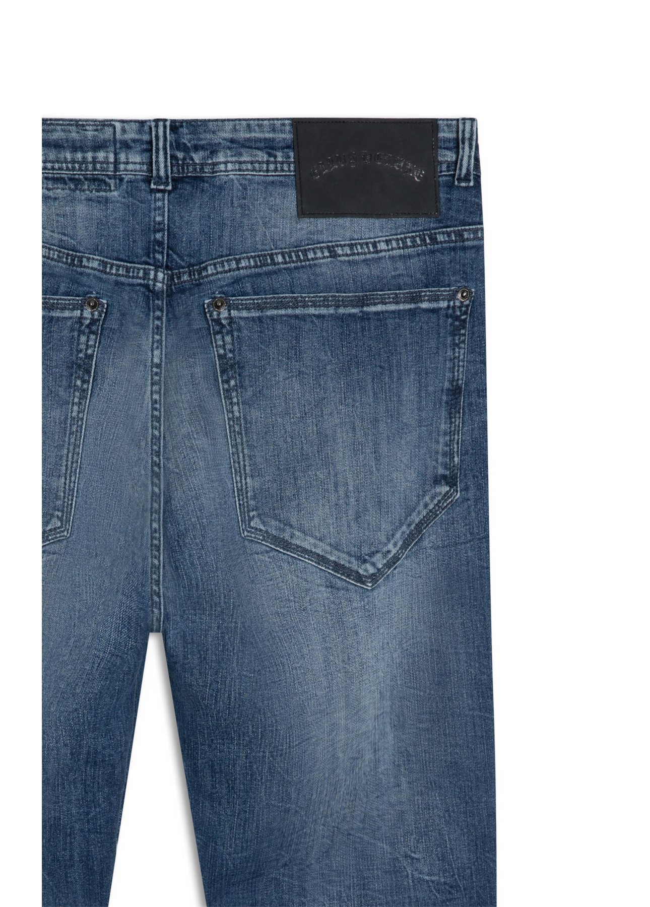 Calça High Comfort Stretch Skinny 5 Pockets 2149 - Lav.Medio C/ Rede