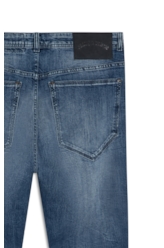 Calça High Comfort Stretch Skinny 5 Pockets 2149 - Lav.Medio C/ Rede