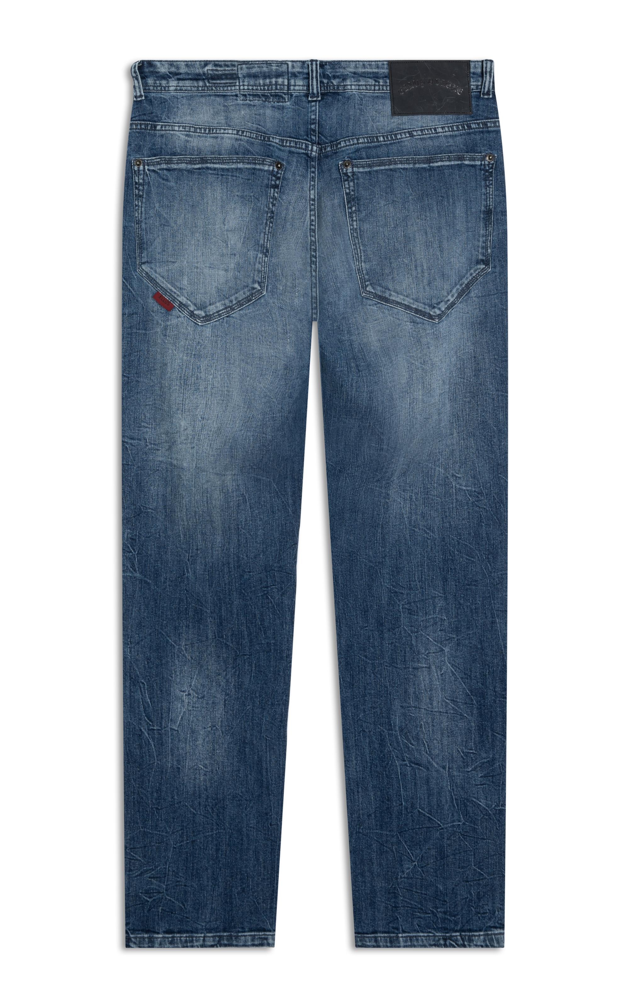 Calça High Comfort Stretch Skinny 5 Pockets 2149 - Lav.Medio C/ Rede