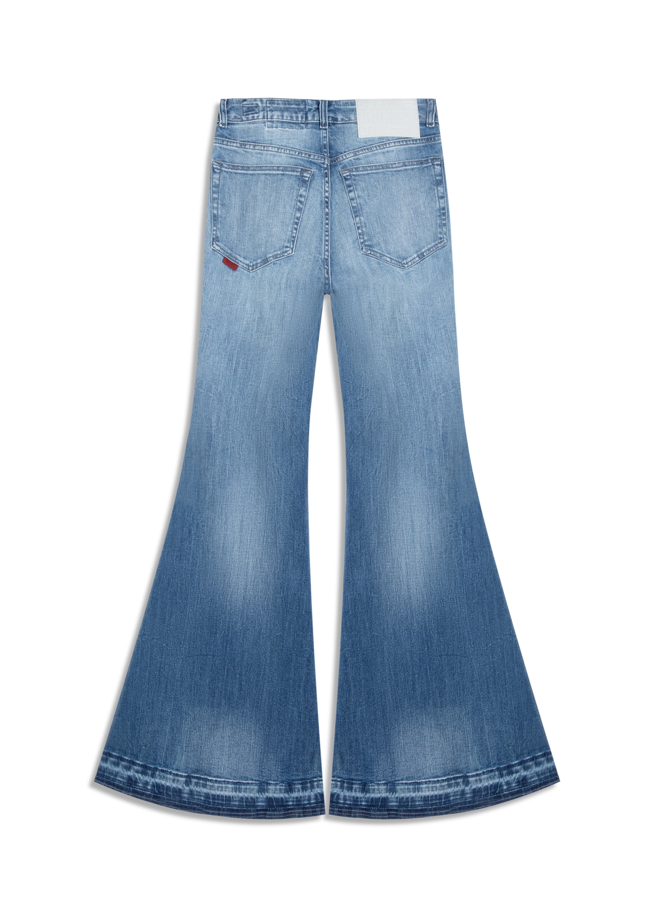 Calça High Comfort Stretch Skinny Flare Lav. Claro