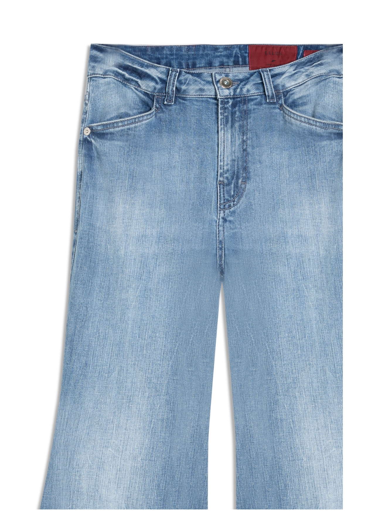 Calça High Comfort Stretch Skinny Flare Lav. Claro