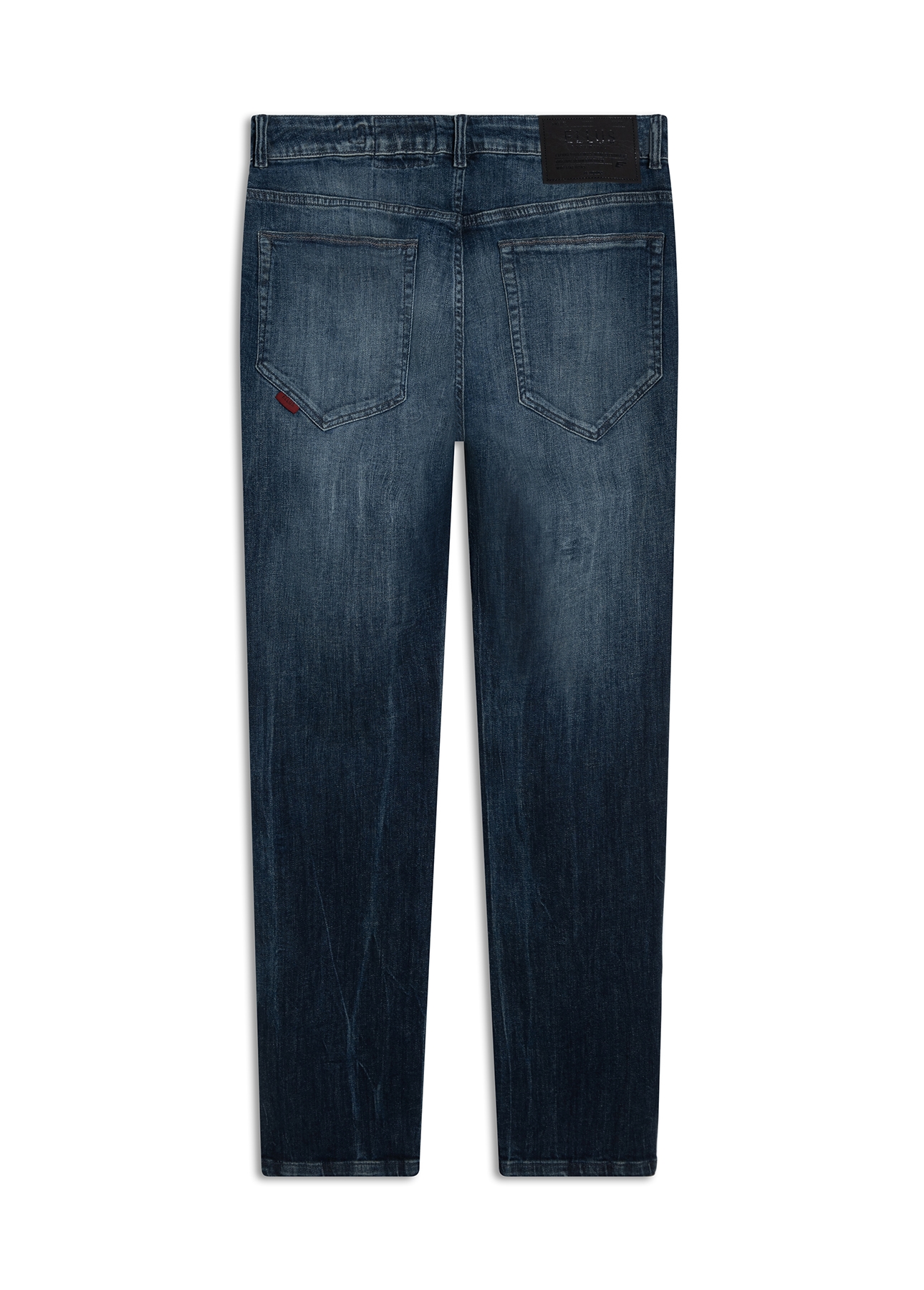 Calça High Comfort Stretch Skinny Lav.Escuro C/ Jato