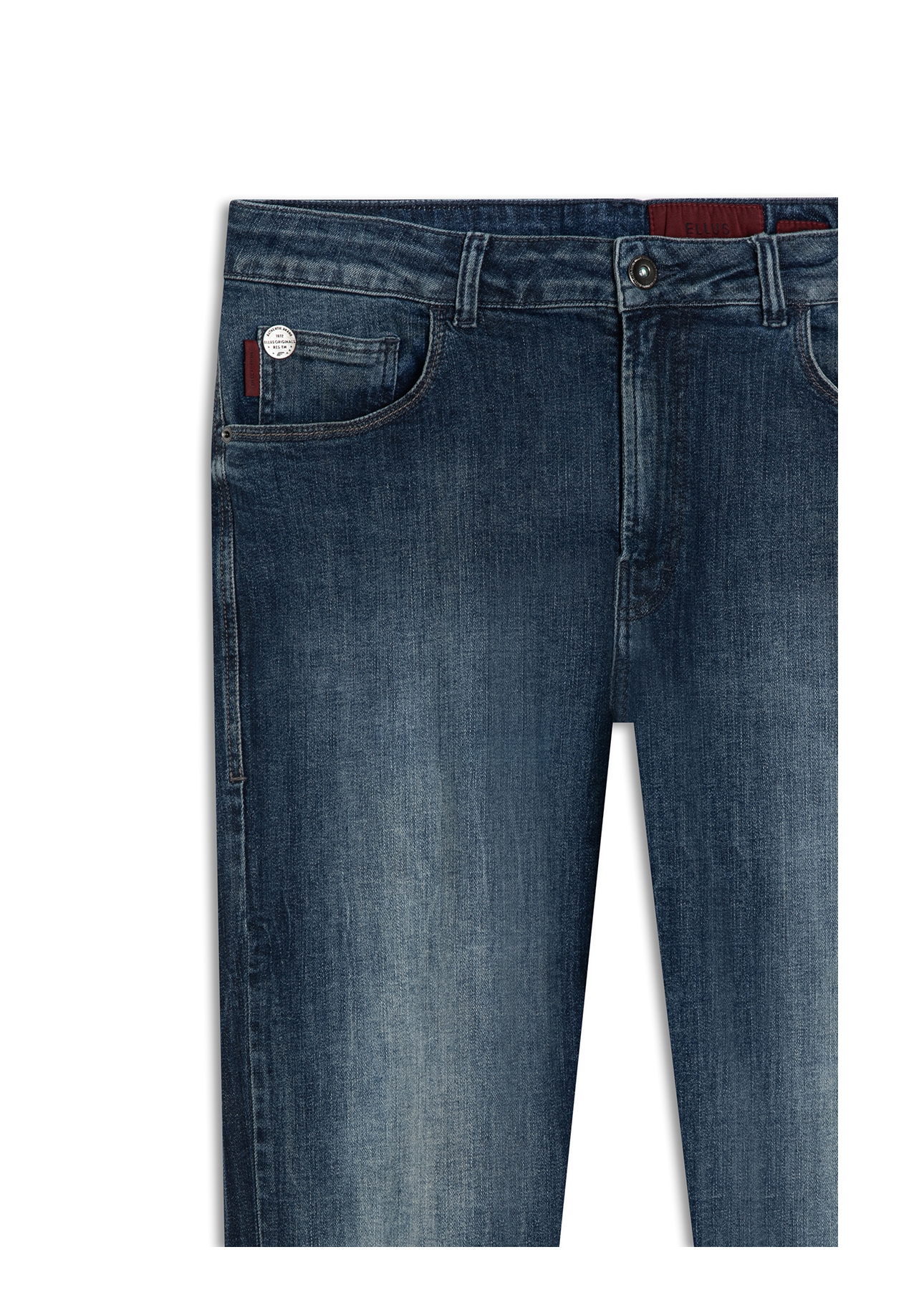 Calça High Comfort Stretch Skinny Lav.Escuro C/ Jato