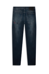 Calça High Comfort Stretch Skinny Lav. Escuro C/ Tie Dye