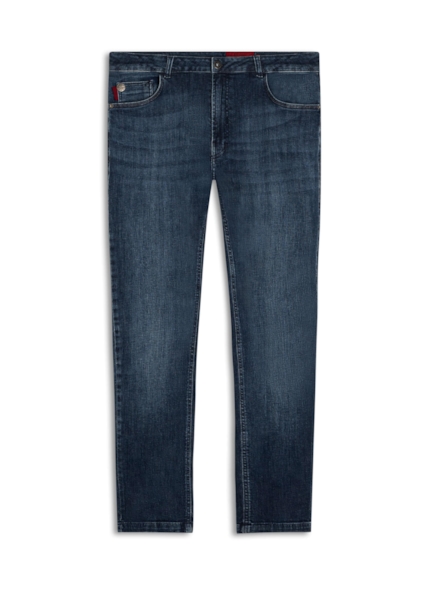 Calça High Comfort Stretch Skinny Lav.Escuro C/Used