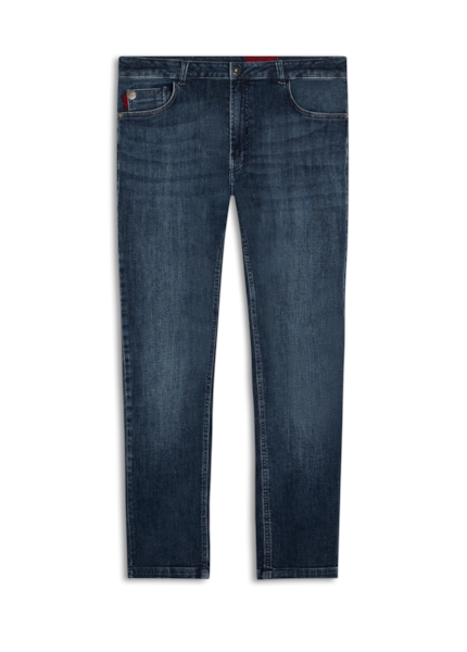 Calça High Comfort Stretch Skinny Lav.Escuro C/Used