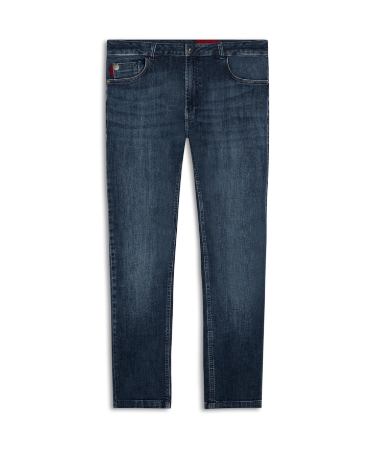 Calça High Comfort Stretch Skinny Lav.Escuro C/Used