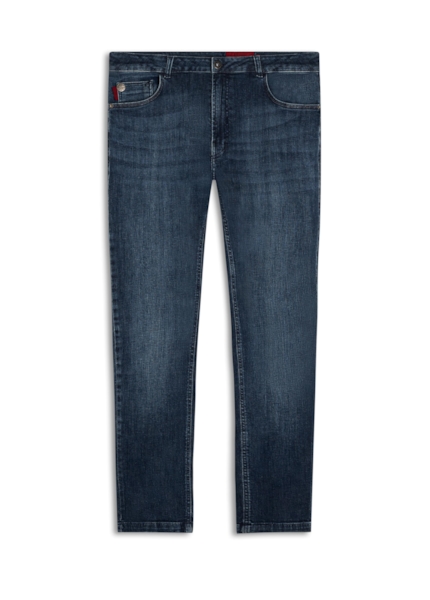 Calça High Comfort Stretch Skinny Lav.Escuro C/Used