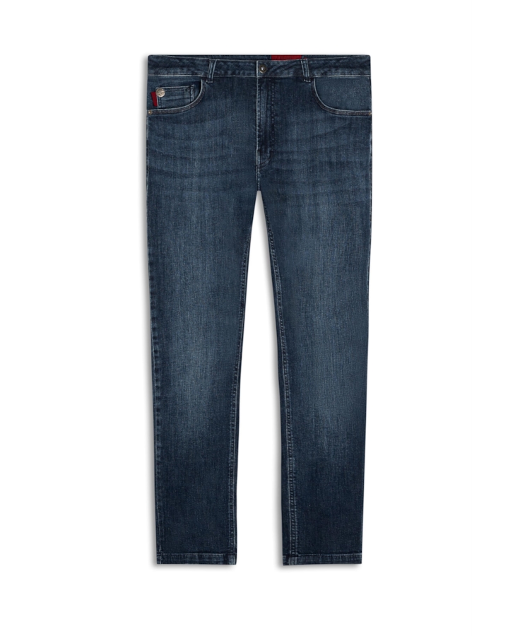 Calça High Comfort Stretch Skinny Lav.Escuro C/Used