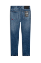 Calça High Comfort Stretch Skinny Lav. Medio