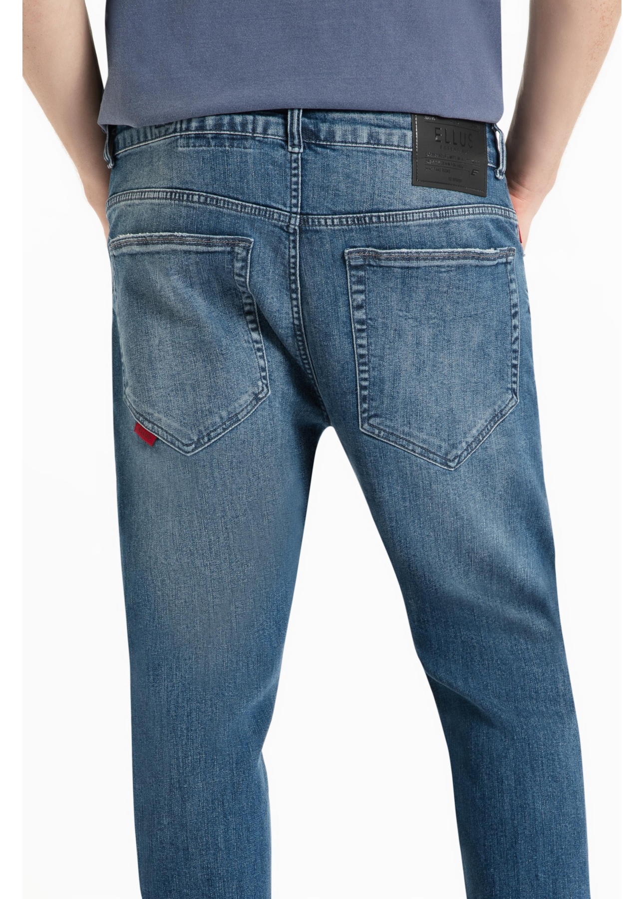 Calça High Comfort Stretch Skinny Lav.Medio Grampos