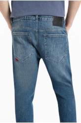 Calça High Comfort Stretch Skinny Lav.Medio Grampos