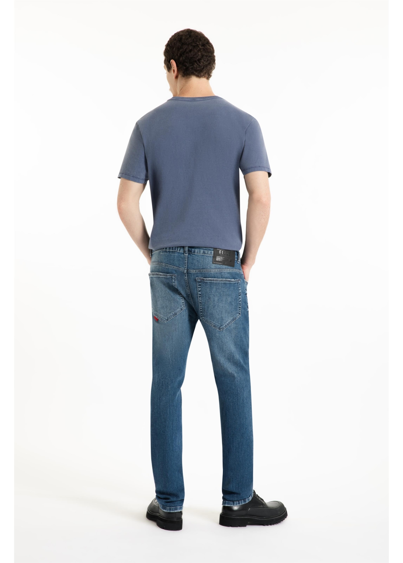 Calça High Comfort Stretch Skinny Lav.Medio Grampos