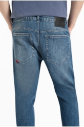 Calça High Comfort Stretch Skinny Lav.Medio Grampos