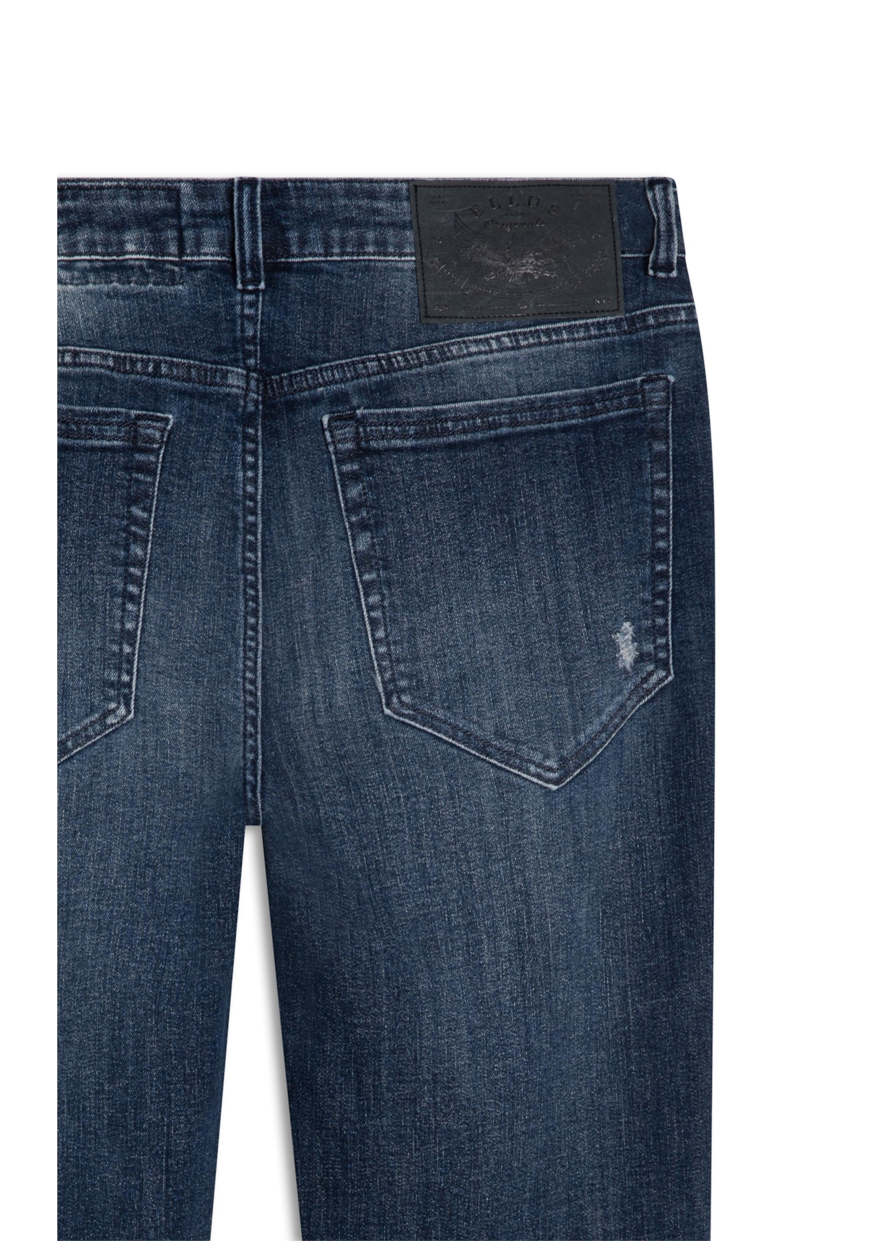Calça High Comfort Stretch Slim 5 Pockets Lav Medio C/Puidos