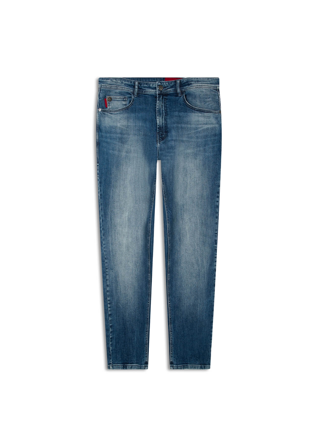 Calça High Comfort Stretch Slim Filigrana Lav.Claro