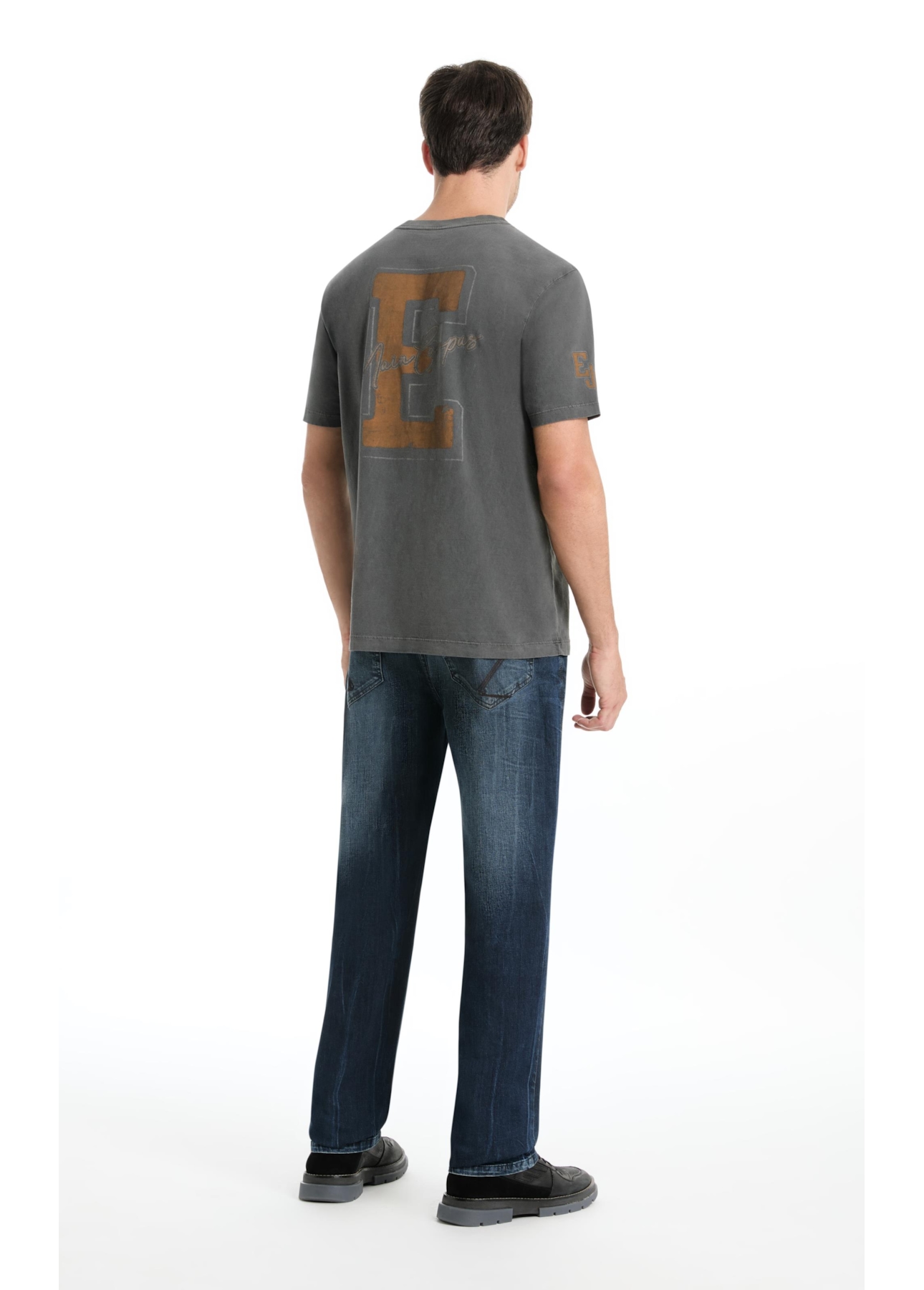 Calça High Comfort Stretch Slim Filigrana Lav. Escuro C/ Tie Dye